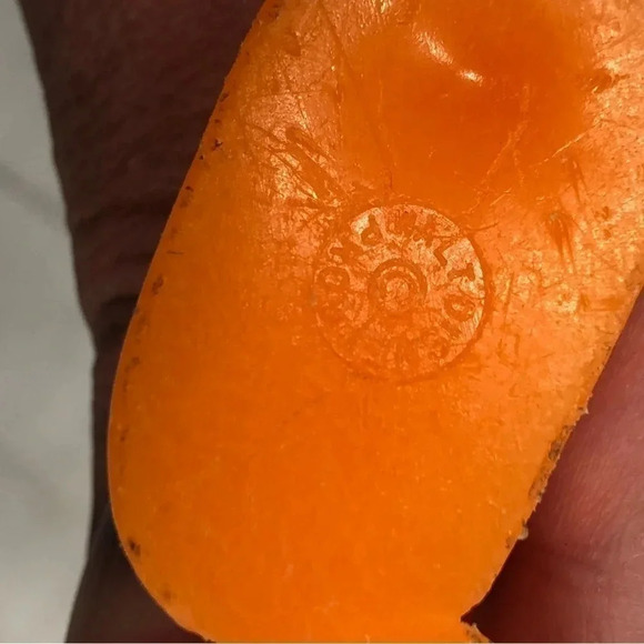 Louis Marx Toys Walt Disney figurine vtg 1960s RARE 6" Neon Orange Mickey Mouse - Picture 6 of 6